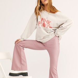 Free people faux leather penny vegan pants